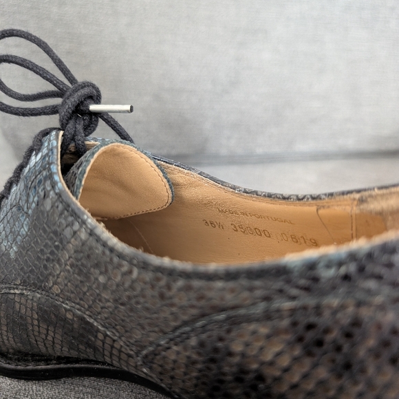 The Office Of Angela Scott | Miss Button | Mid Heel Lace Up Oxford - Picture 4 of 5